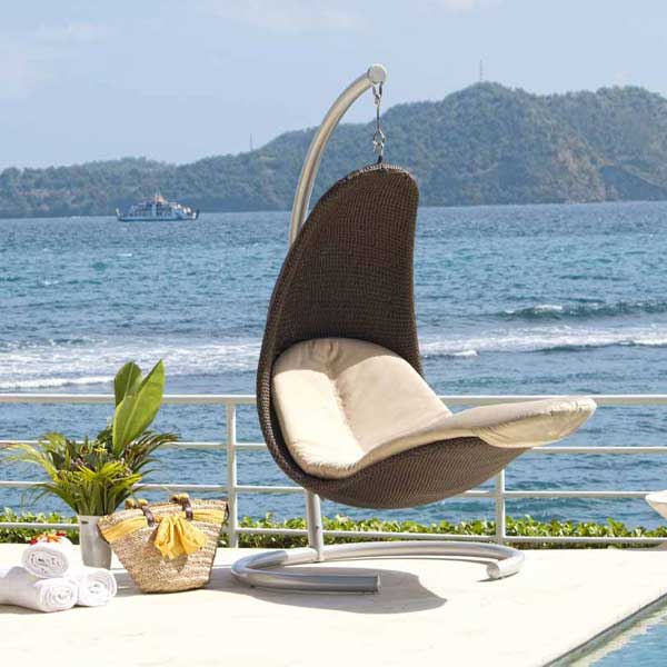 Outdoor Wicker - Swing With Stand -Cristy