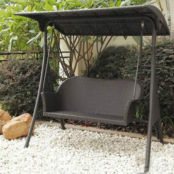 Outdoor Wicker Two Seater Swing - Moments