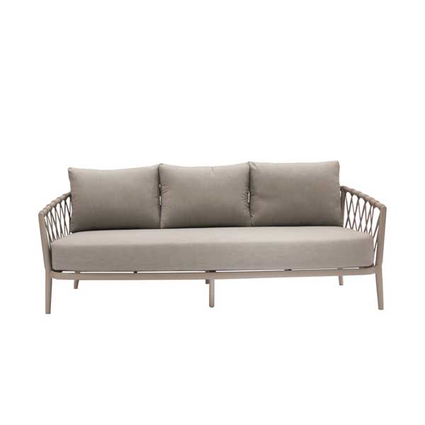 Outdoor Braided & Rope Sofa - Regency Next