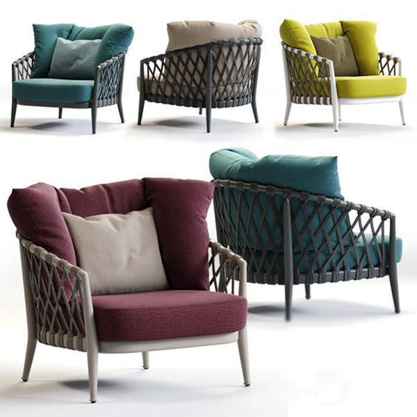 Outdoor Braided & Rope Sofa - Regency Next