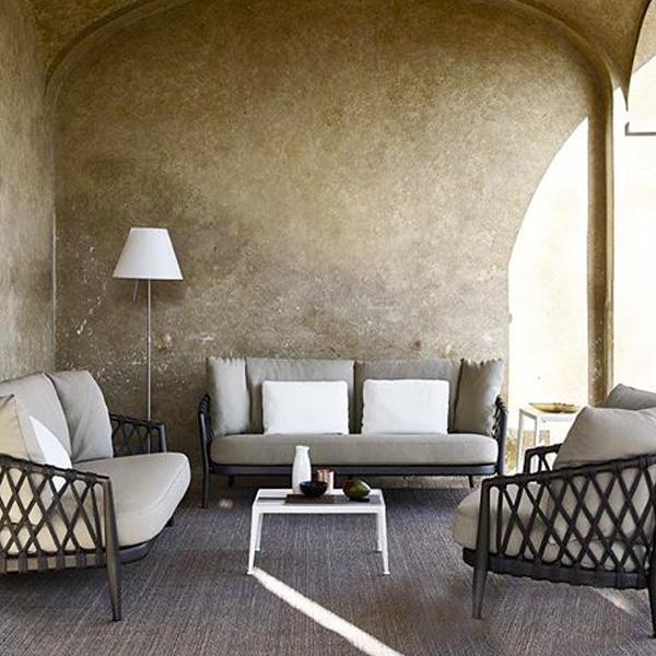 Outdoor Braided & Rope Sofa - Regency Next