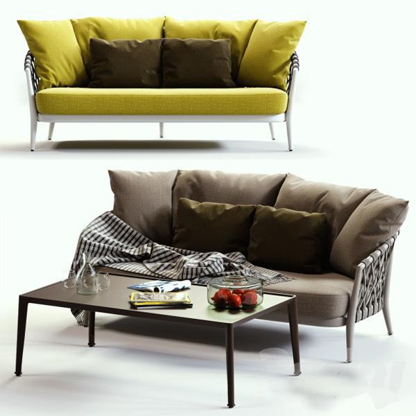 Outdoor Braided & Rope Sofa - Regency Next