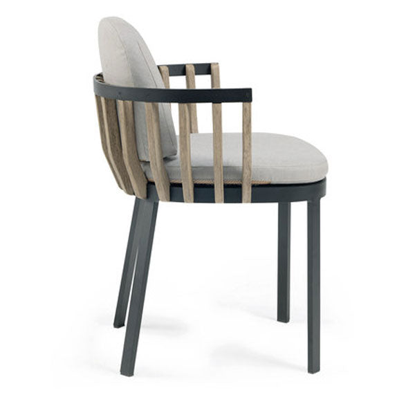 Outdoor Wood & Aluminum - Dining Set - Graphite