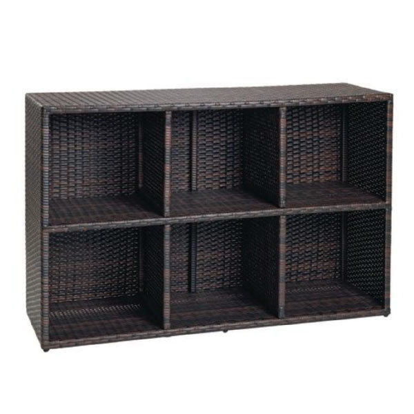 Outdoor Kids Furniture - Wicker Storage Shelf for children- Pluto