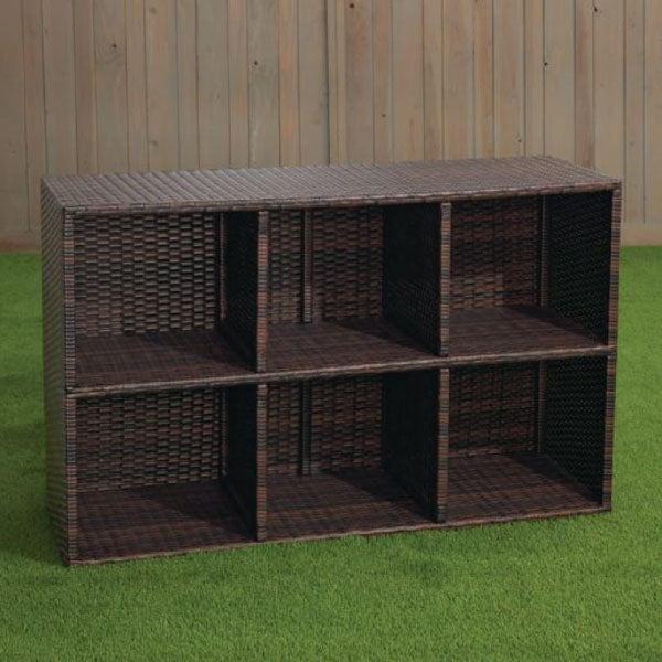 Outdoor Kids Furniture - Wicker Storage Shelf for children- Pluto