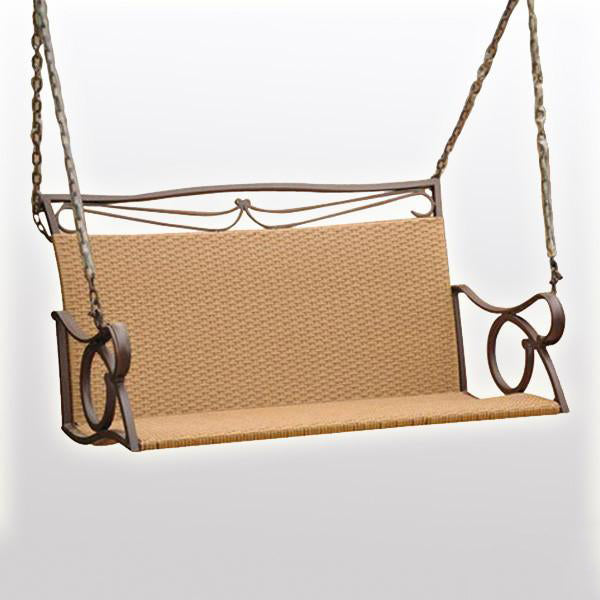 Outdoor Wicker Two Seater Swing - Couple