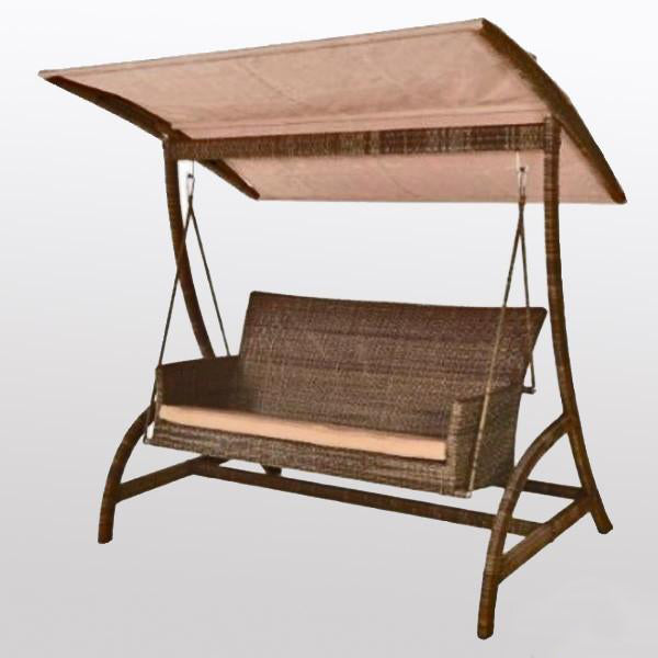 Outdoor Wicker Two Seater Swing - Play