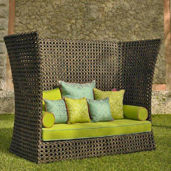 Outdoor Wicker Couch - Boulevard