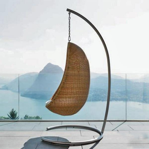 Cane & Rattan Wicker - Swing With Stand - Shell