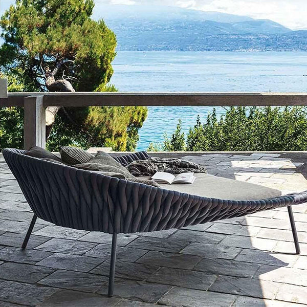 Outdoor Braided & Rope Daybed - Arena