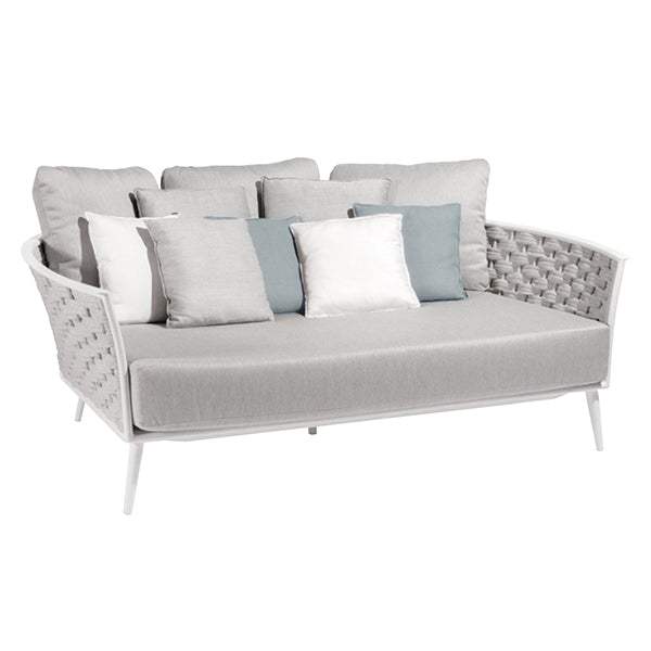 Outdoor Braided & Rope Couch - Nature