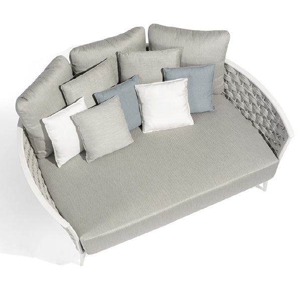 Outdoor Braided & Rope Couch - Nature