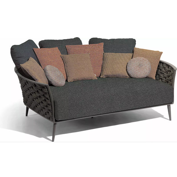 Outdoor Braided & Rope Couch - Nature