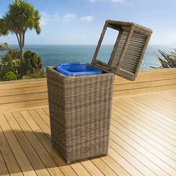 Outdoor-wicker-garden-patio-allweather-Laundry-Basket-Dust-Bin-Hut-Luxox-L-OWA-DN-003_2_grande_ Outdoor Wicker Laundry Basket - Star