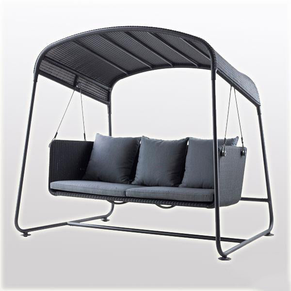 Outdoor Wicker Two Seater Swing - Catania