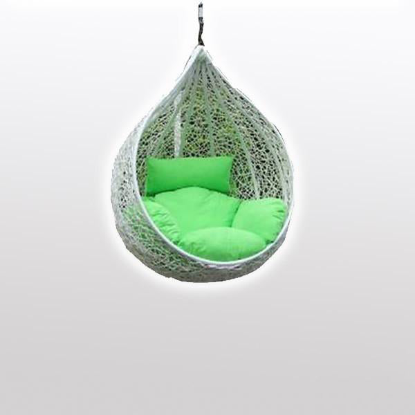 Outdoor Wicker Swing - Spring