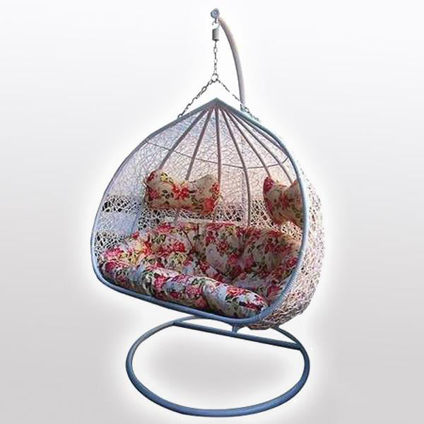 Outdoor Wicker Swing - Wind