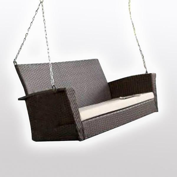 Outdoor Wicker Two Seater Swing - Sapphire